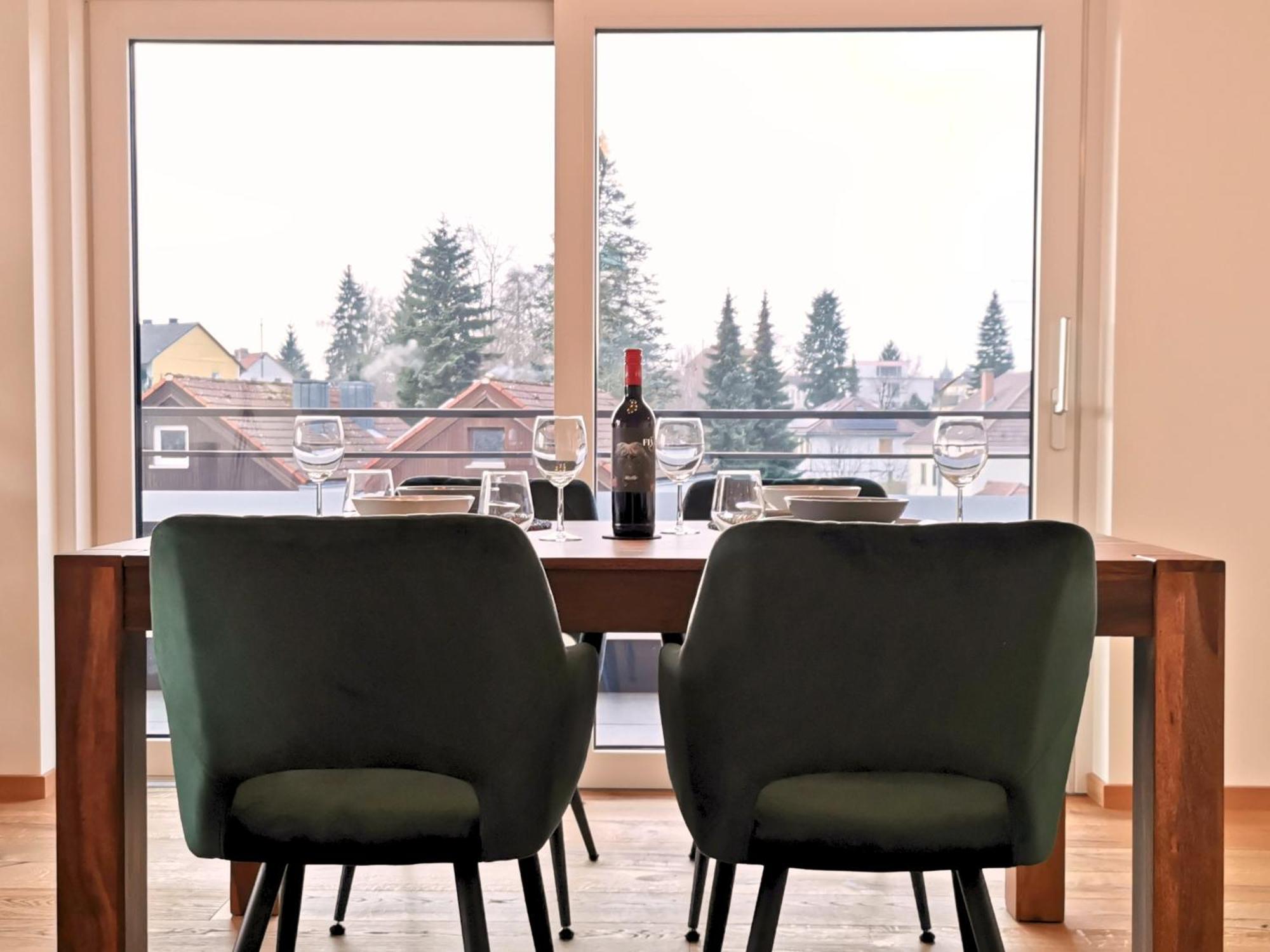 シュトラウビングFynbos Penthouse Deluxe, Balkon, Parkplatzアパートメント エクステリア 写真
