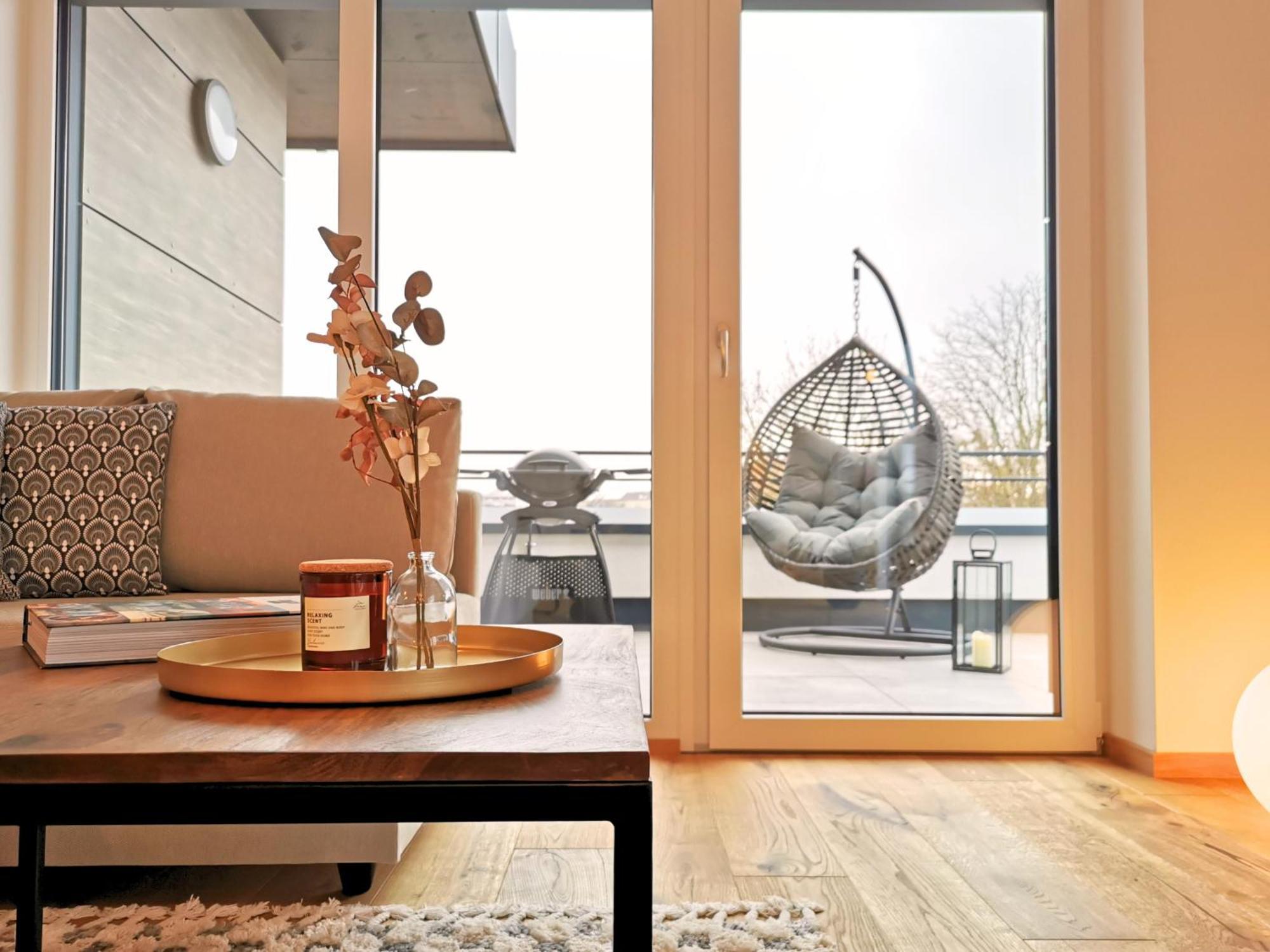 シュトラウビングFynbos Penthouse Deluxe, Balkon, Parkplatzアパートメント エクステリア 写真